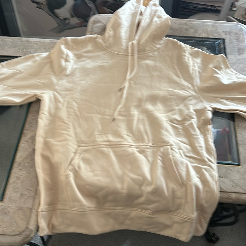 Beige hoodie